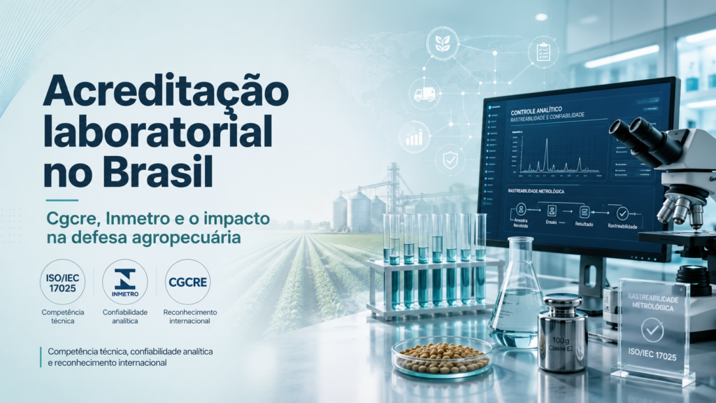 Acreditação laboratorial no Brasil: por que a competência técnica dos laboratórios impacta toda a cadeia agroindustrial