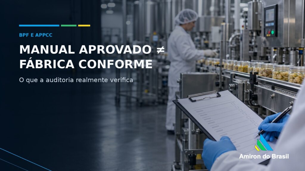 Manual de BPF aprovado não significa fábrica conforme: o que a auditoria realmente verifica